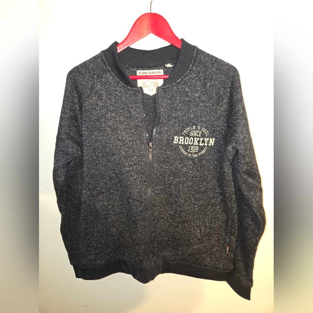 Triple Five Soul Gray Zip-Up Hoodie,